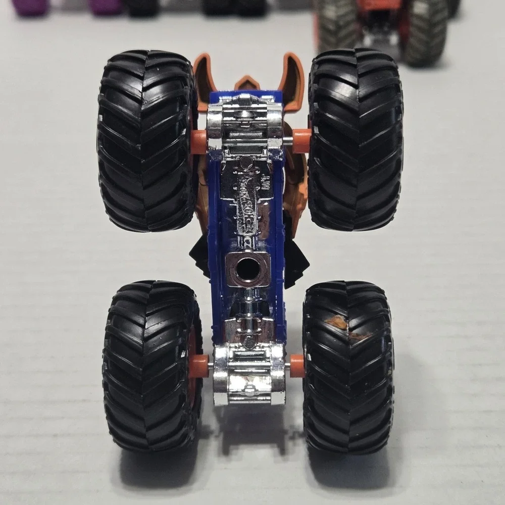 Hot Wheels Monster Jam Truck Lot Of 7 1:64 Metal Mulisha Scorpedo Storm Used